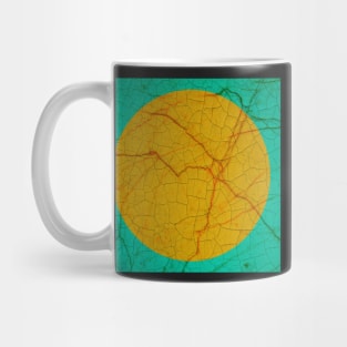 Dot color orange green Mug